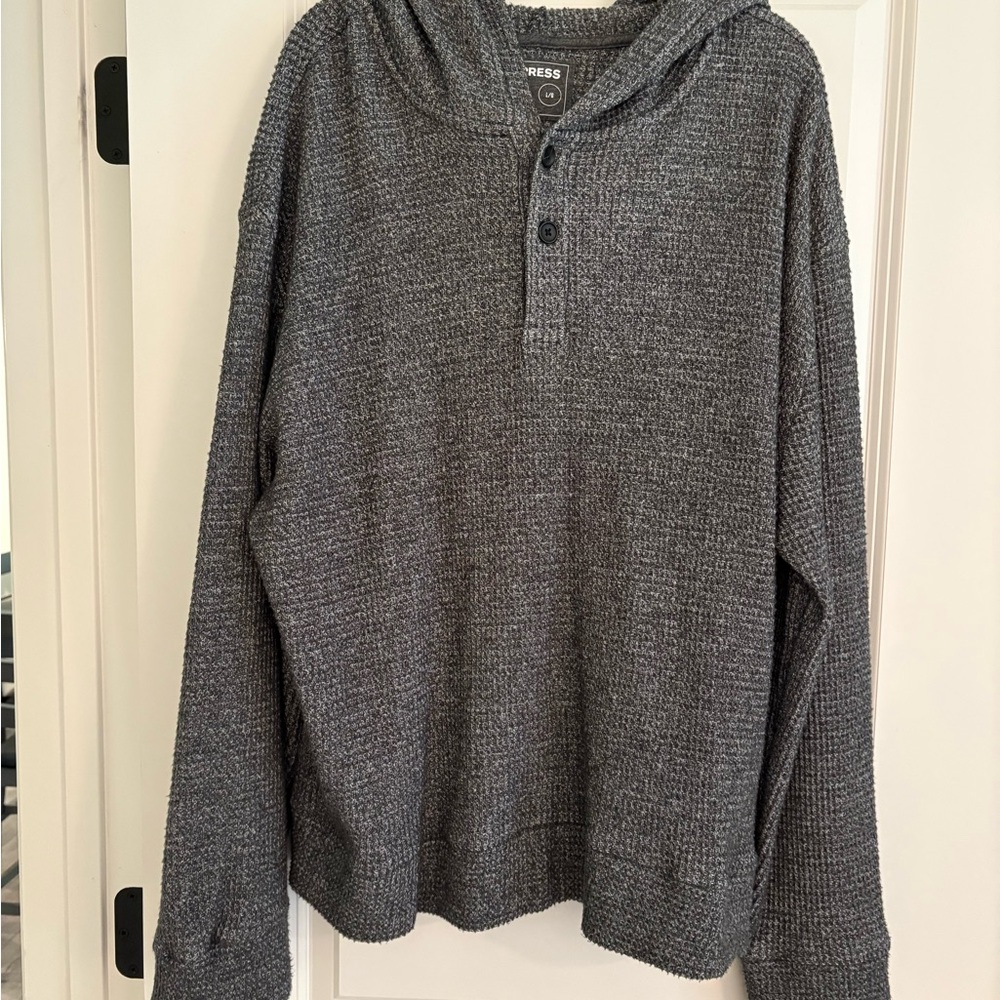 NWOT - Express Waffle Knit Hoodie